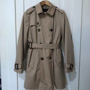 London Fog Trench Coat with Quilted Liner